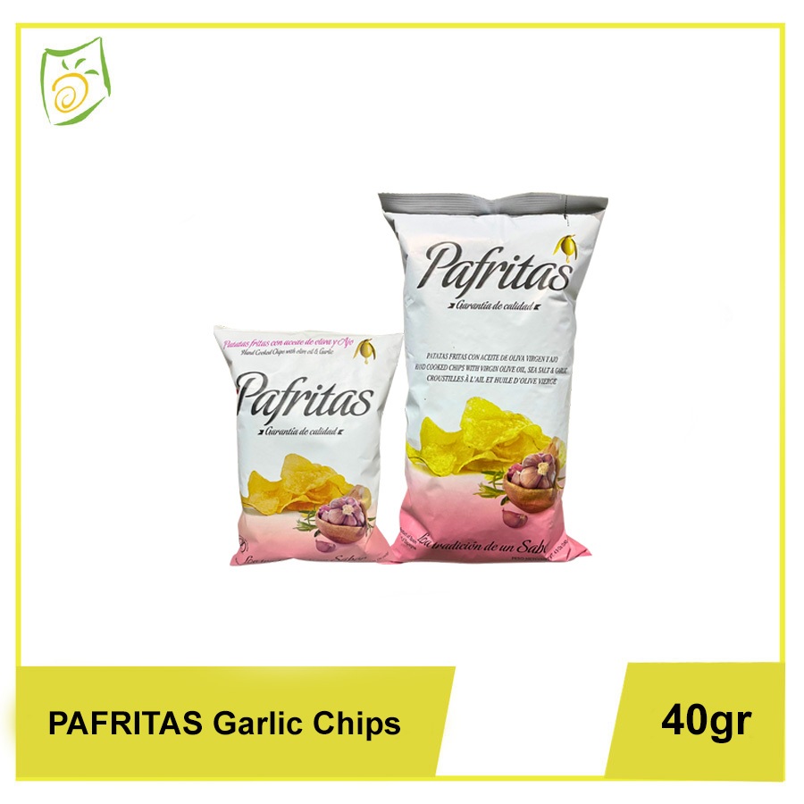 

Pafritas Garlic Chips 40gr - Potato Chips Pafritas 40gr