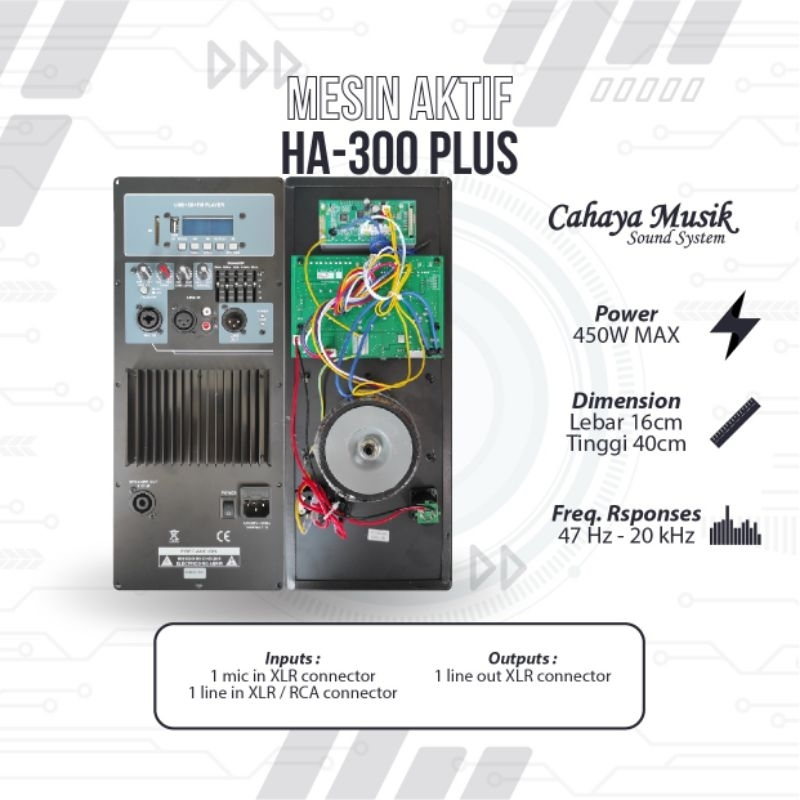 Mesin Speaker Aktif / Power Kit Aktif Original