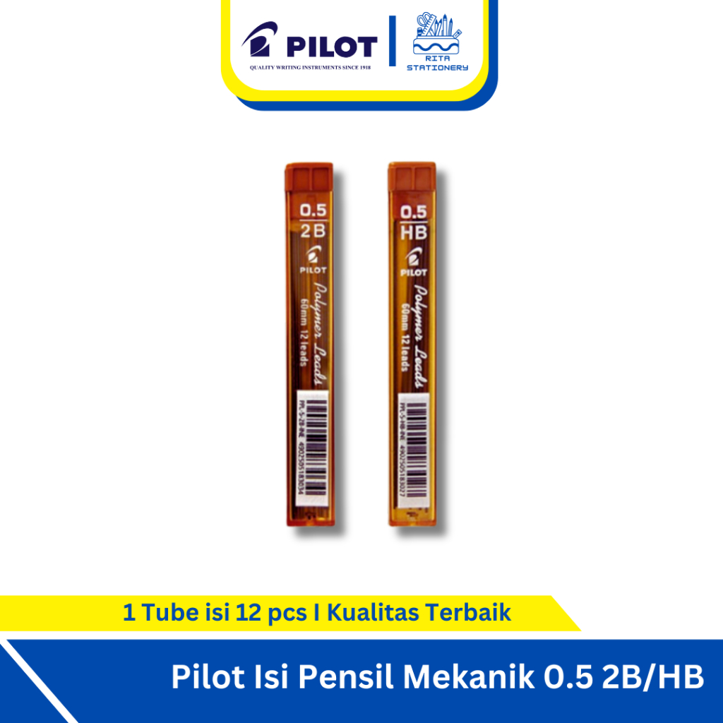 

Pilot Satuan Isi Pensil Mekanik 0.5 2B / HB Refill