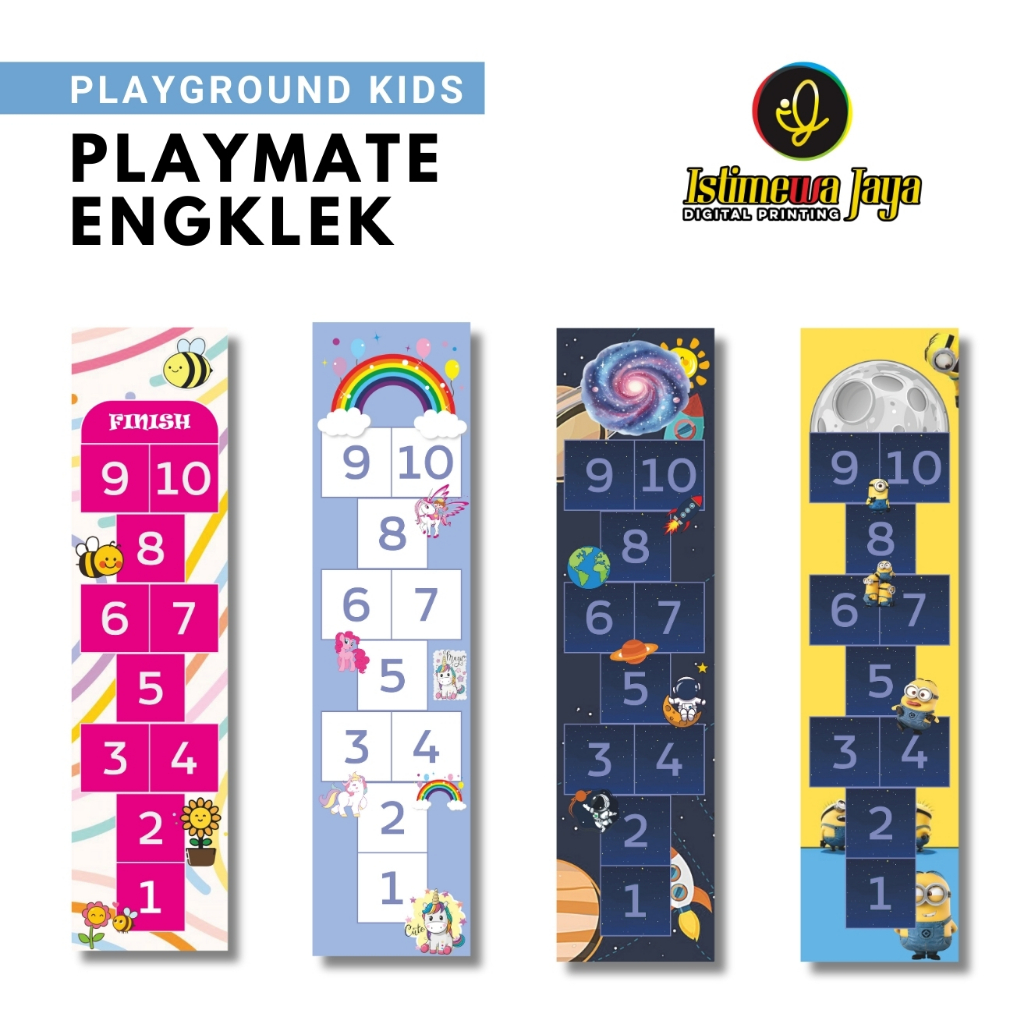 ISTIMEWA PRINTING - Karpet Edukasi Anak Playground Pecle Engklek Tenge Tenge Flexy Banner