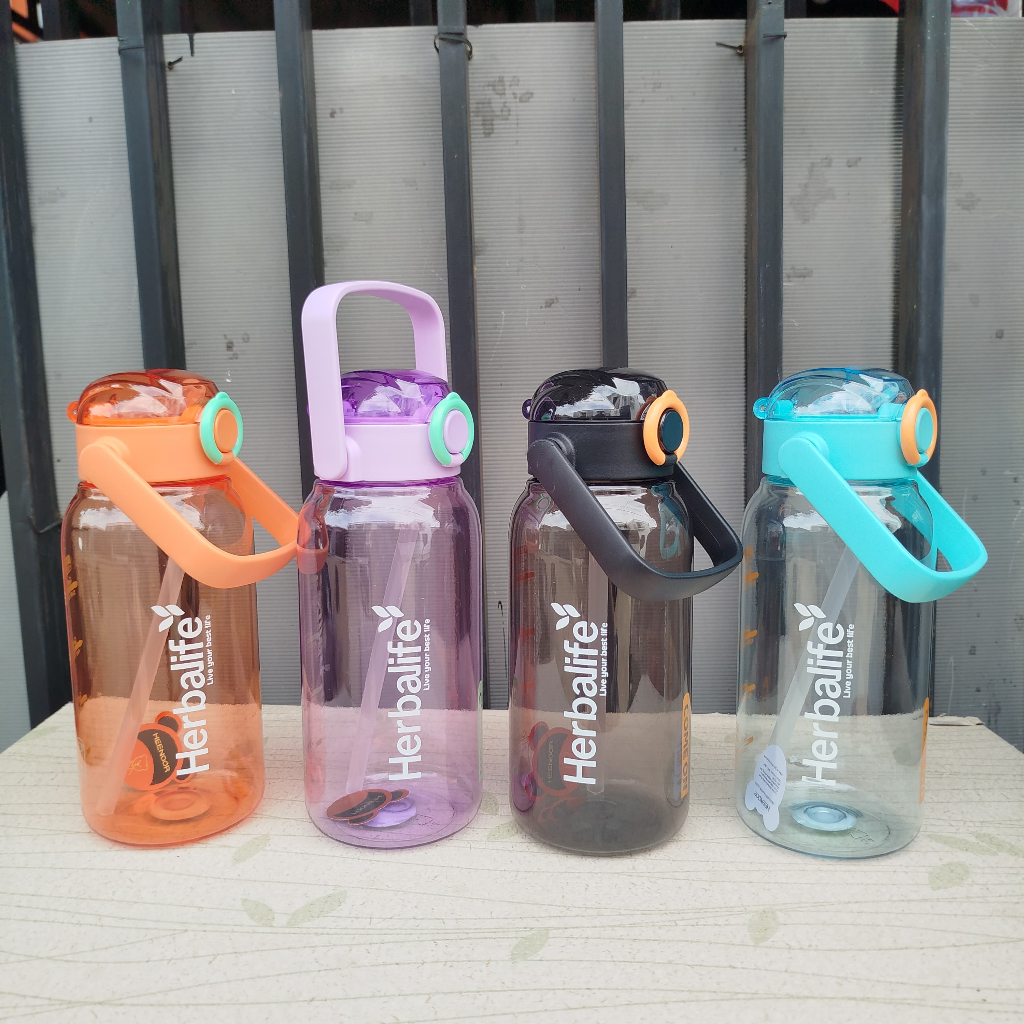 BOTOL MINUM HERBALIFE 1 LITER BPA FREE ANTI BOCOR