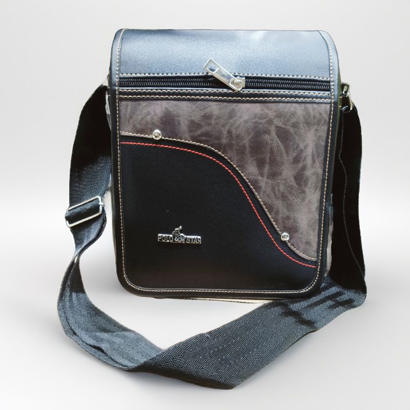 Selempang Tas Bahu Pria Kulit SINTETIS