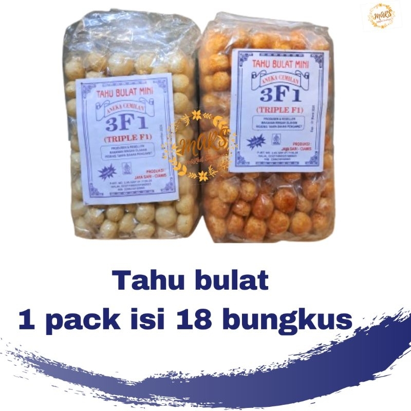 

Tahu bulat1 pack isi 18 bungkus