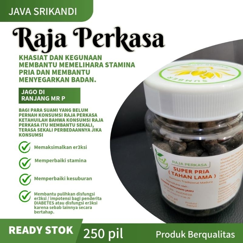 Raja Perkasa Super Pria Tahan Lama (250 pill)