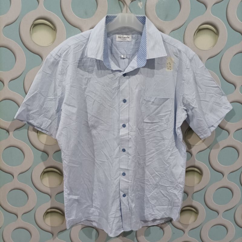 KEMEJA PRIA SECOND GUY LAROCHE ORIGINAL SIZE XL KZ052