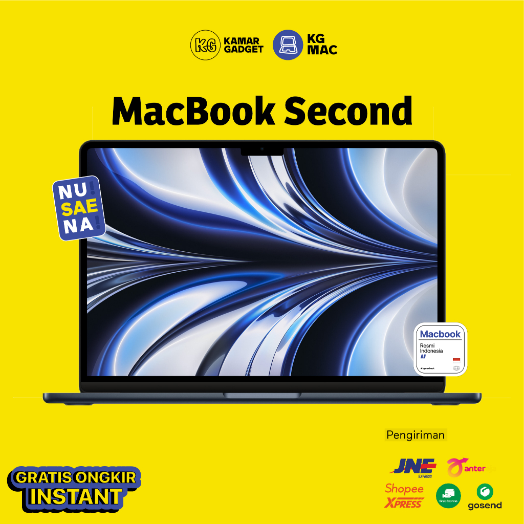 Macbook Air M2 M3 - Macbook Second Original Laptop Apple Second Ori Bergaransi Macbook IBox Macbook 