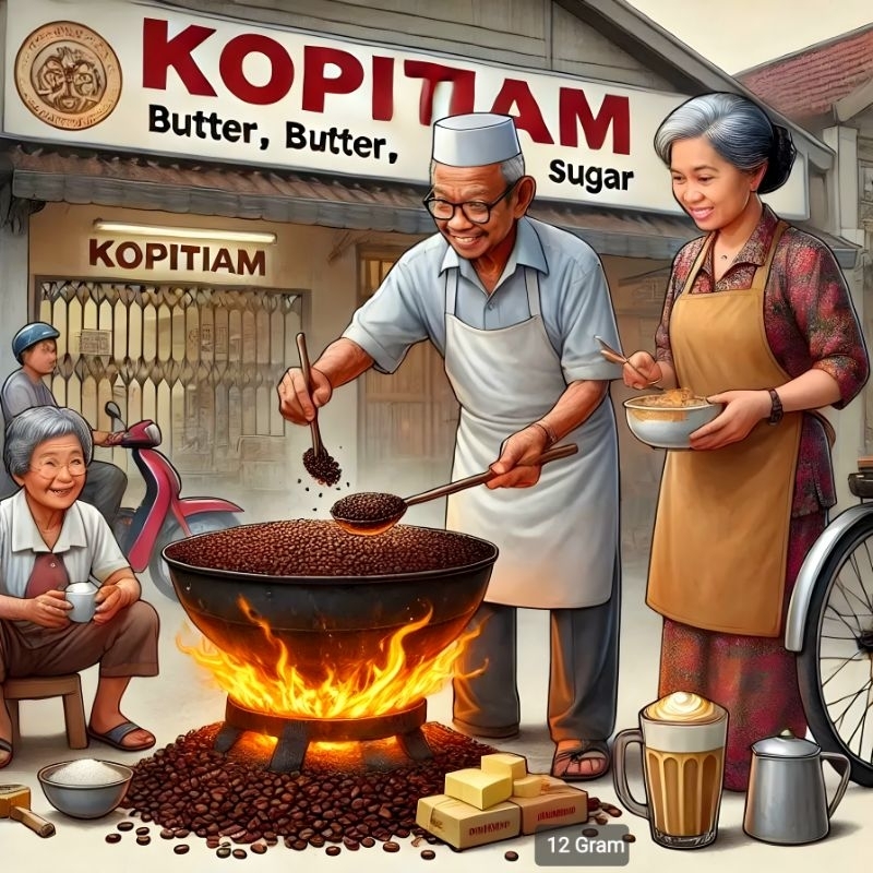 

Kopitiam Sachet - Kopi Butter - Mentega - Saring