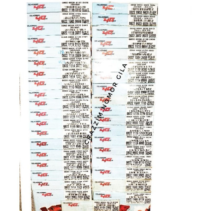 Nomor cantik telkomsel Simpati Loop. Nocan Couple. Kartu Perdana Cantik Super Hoki. No Cantik Puluha