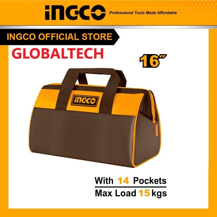 INGCO HTBG281628 TAS PERKAKAS JINJING TOOLBAG TOOL BAG INGCO 16INCH