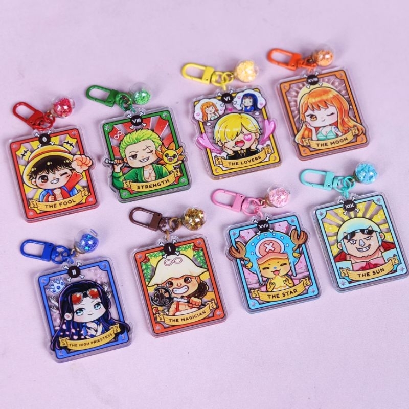 

Leendoodles - One Piece Tarot Keychains