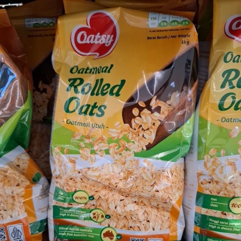 

Oatsy Oatmeal rolled oats exp 24 maret 2026