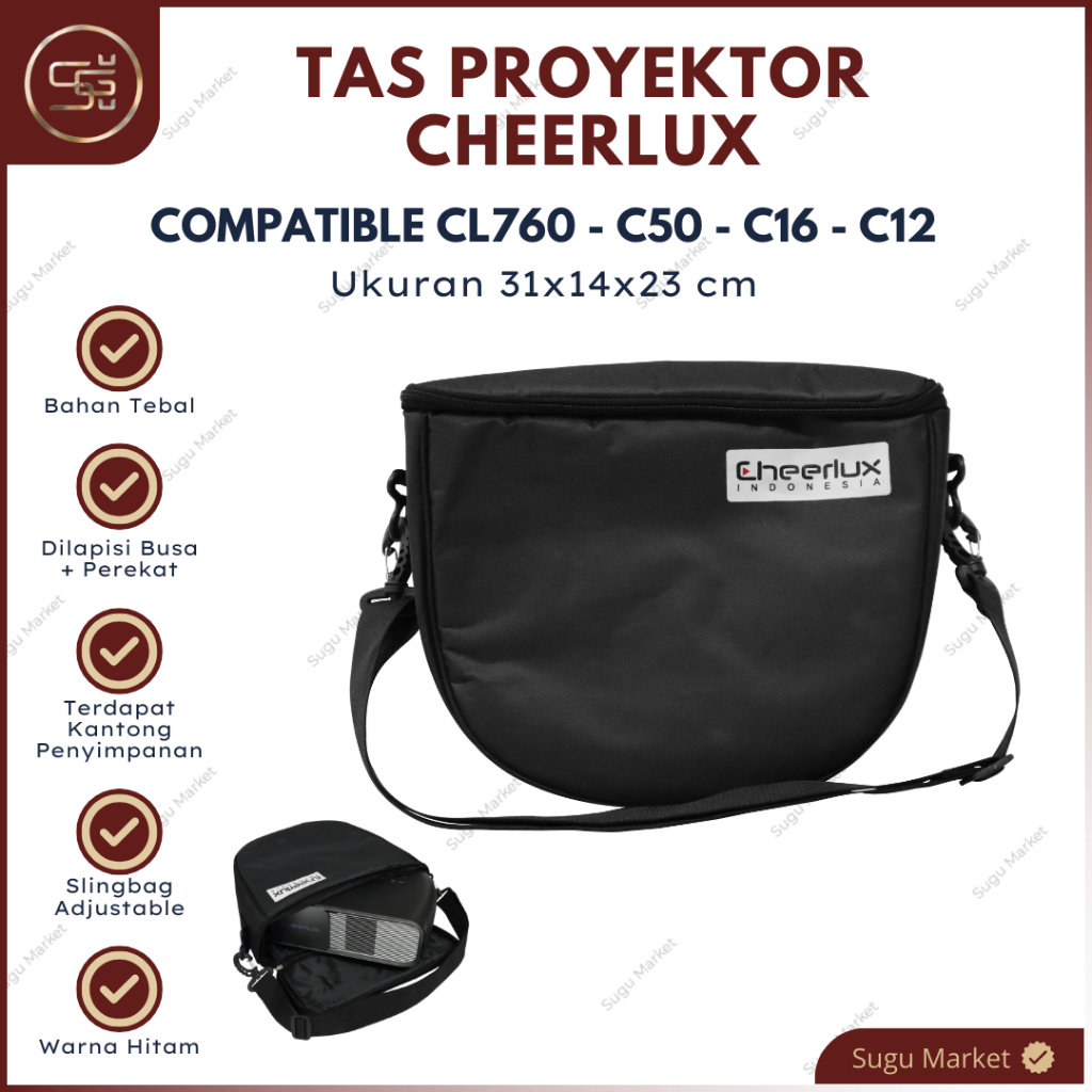 Tas Proyektor Cheerlux CL760 Waterproof I Bag Projector CL760