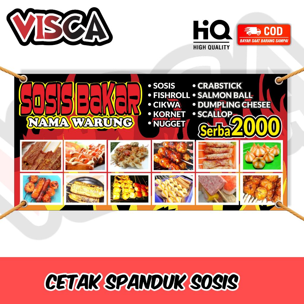 Spanduk banner Sosis Bakar 00