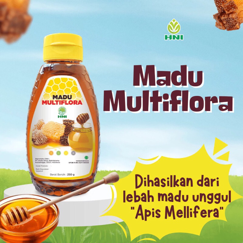 

MADU MULTIFLORA | MADU MURNI ASLI ORIGINAL | MADU MULTIFLORA HNI HPAI 250gr