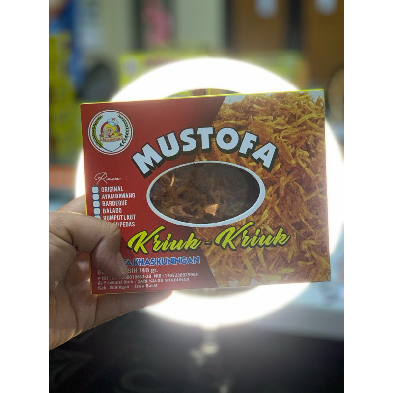 

MUSTOFA KERING KENTANG 140GR KRIUK KRIUK KRIPIK KENTANG VARIAN RASA