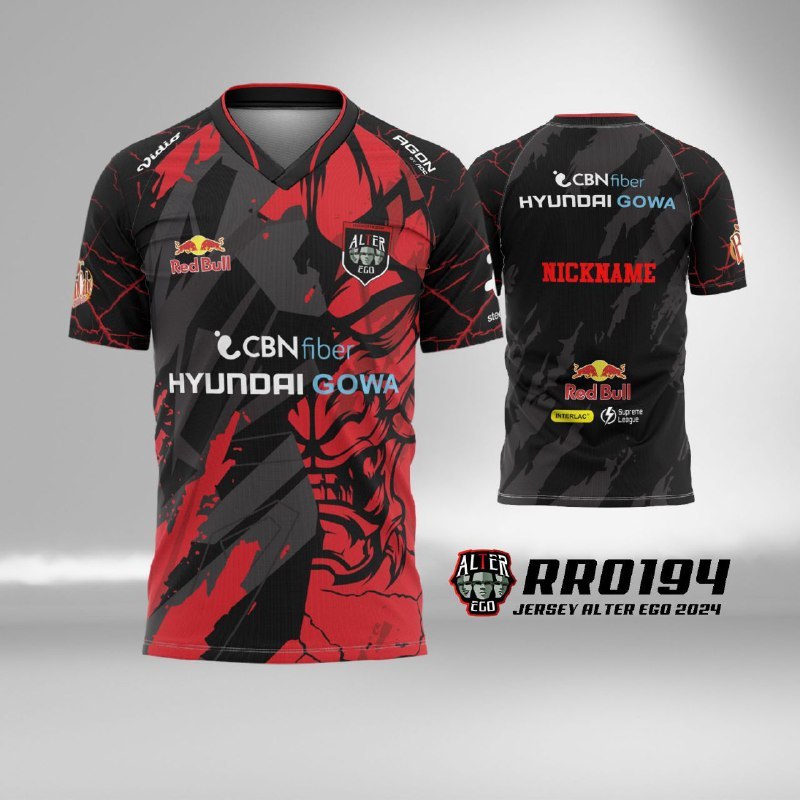 Kaos Jersey Custom  ALTER EGO 2024 ESPORT RR0194-RR0195