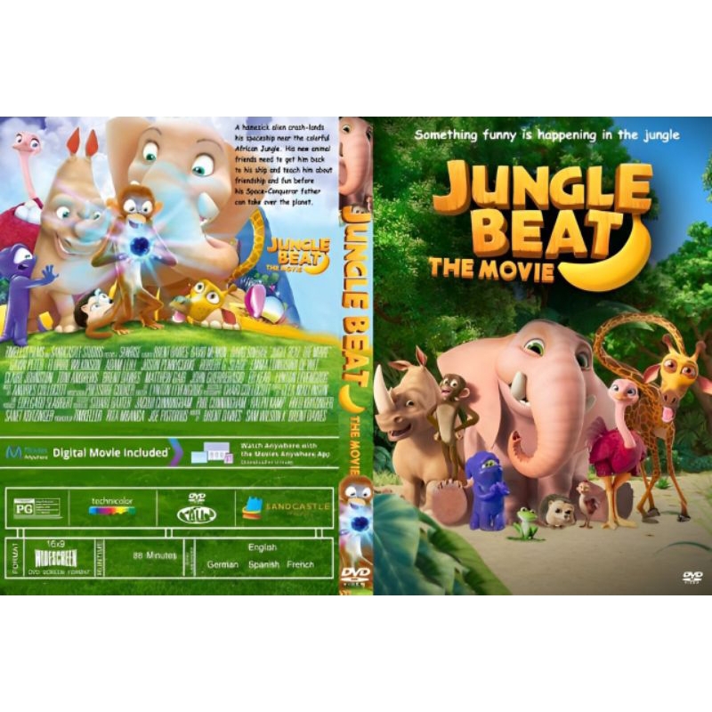 Kaset Film Kartun Anak Terbaru Jungle Beat - Lengkap Full Box - Kaset Film Kartun Anak-anak