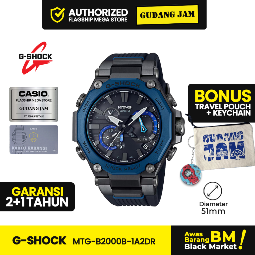 GShock MTG-B2000B-1A2DR MTG-B2000 MTGB2000B Garansi Resmi 2 Tahun