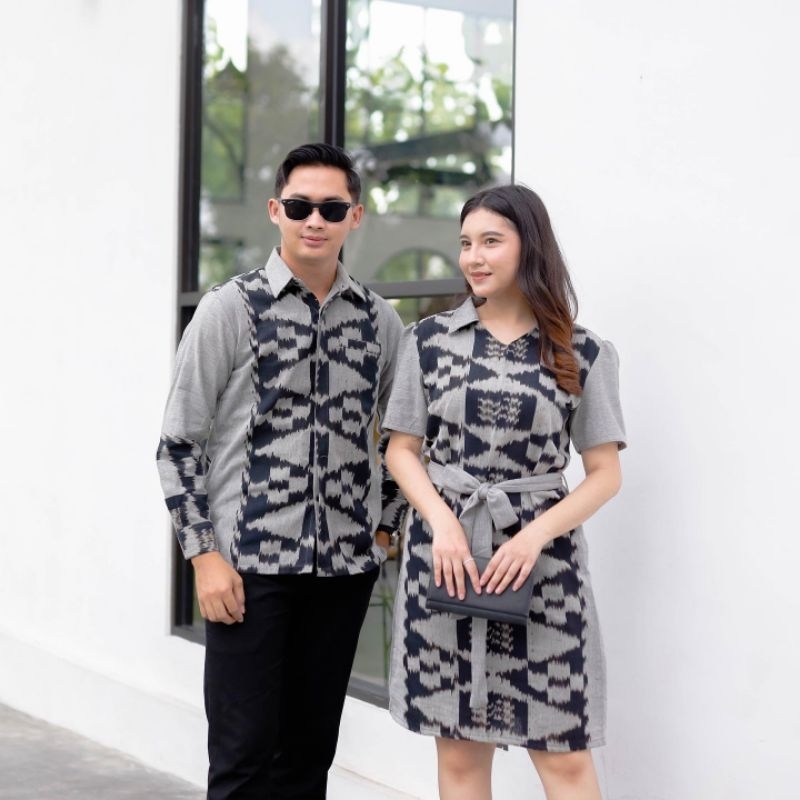 COUPLE TENUN BAJU TENUN COUPLE BAJU COUPLE BATIK KEMEJA TENUN DRESS TENUN BNGRJ