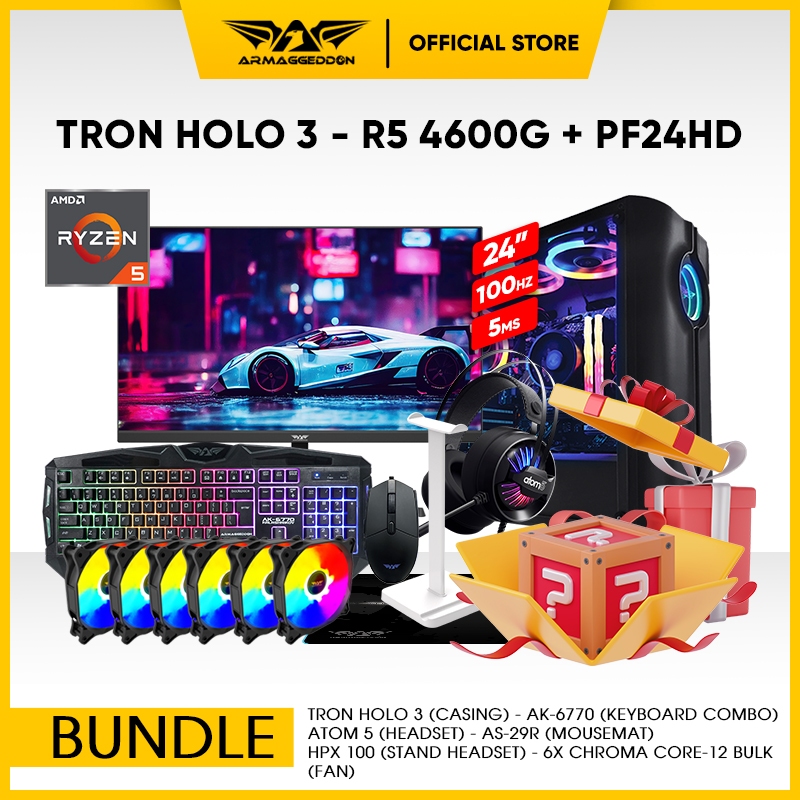 PC Gaming Alcatroz INSPIRE AMD RYZEN / ATHLON PC Rakitan Gaming, Editing, & Rendering