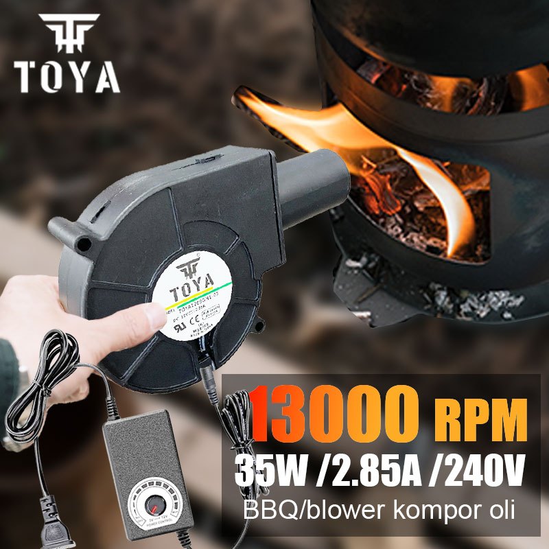 TOYA Blower Mini for Kalan DC 12V 13000RPM BBQ Blower