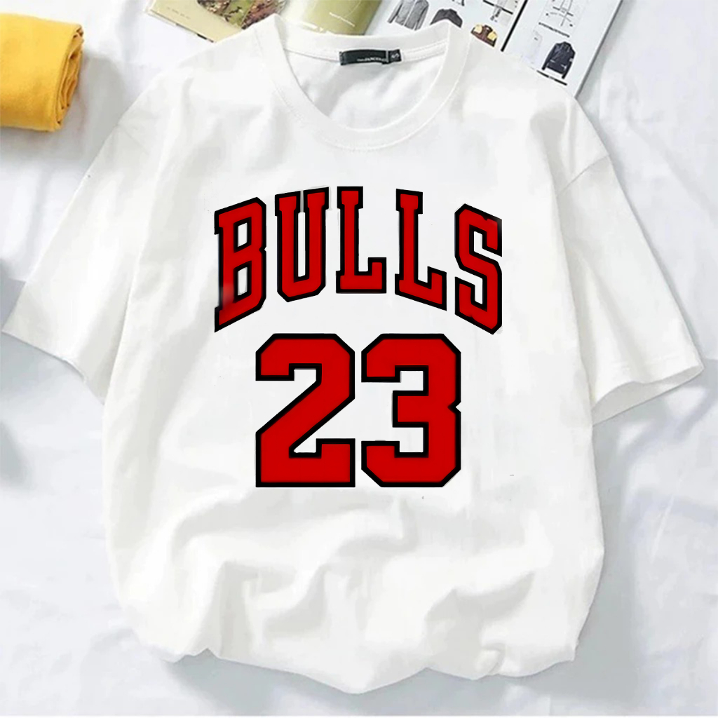 2025 New Tshirt Kaos Pria Chicago Bulls 23 Tshirt Baju Kaos Basket Chicago Bulls Baju Pria Wanita Di