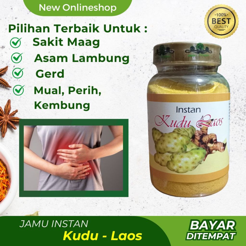 

Jamu Instan Mengkudu Laos - Obat Maag, Asam Lambung Tradisional Terbuat dari Bahan Herbal Alami