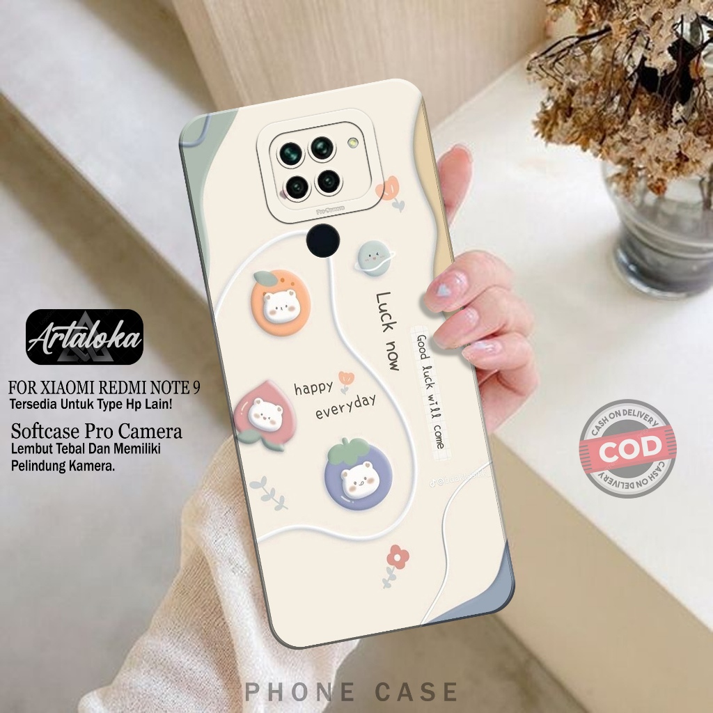 Softcase Hp Xiaomi Redmi Note 9 Fashion Case Kartun Lucu Case Xiaomi Redmi Note 9 Silikon TPU Pro Ca