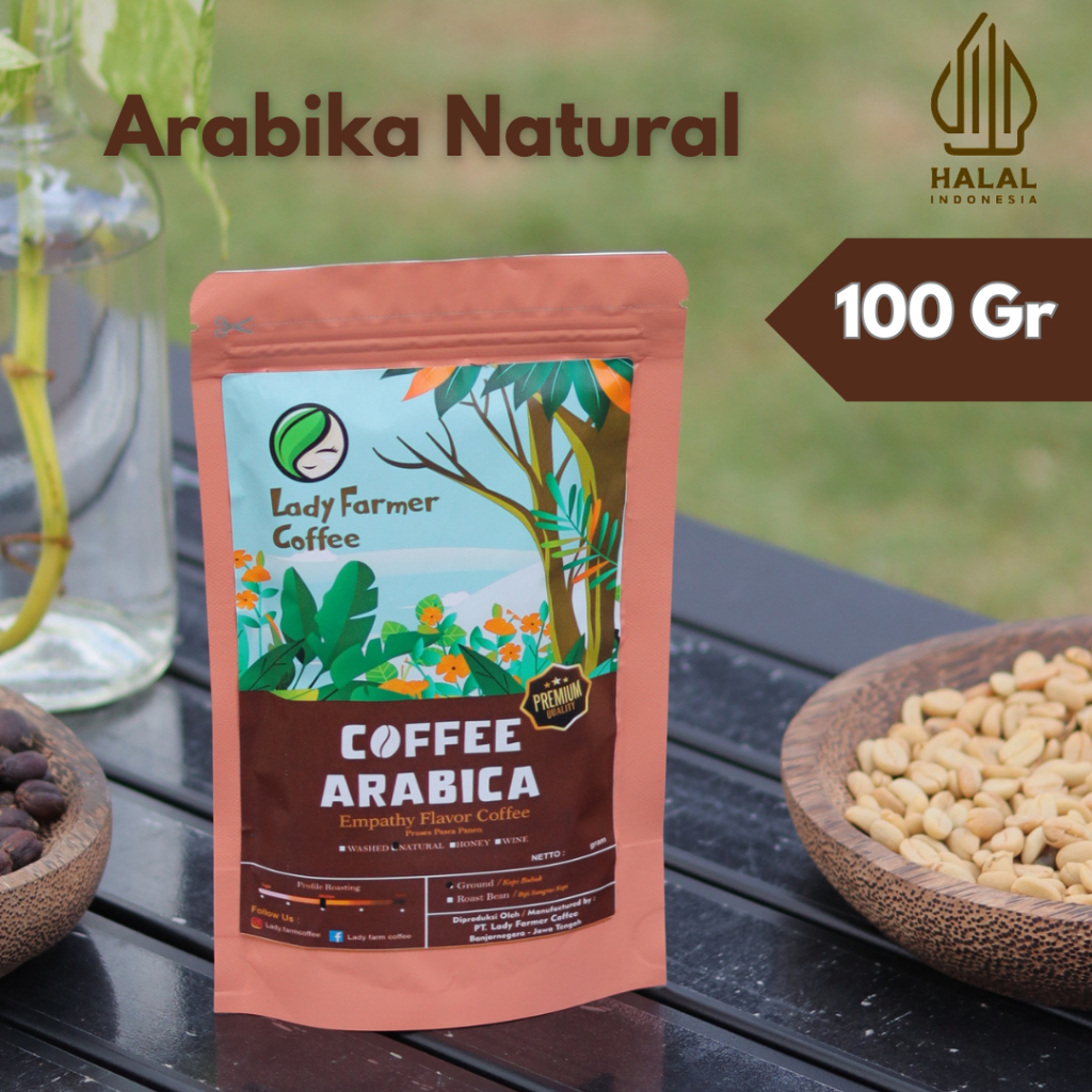 

KOPI ARABIKA JAWA PROSES NATURAL GRADE 1/BERAT 100 GR /KOPI BUBUK ENAK DIJAMIN MANTAP