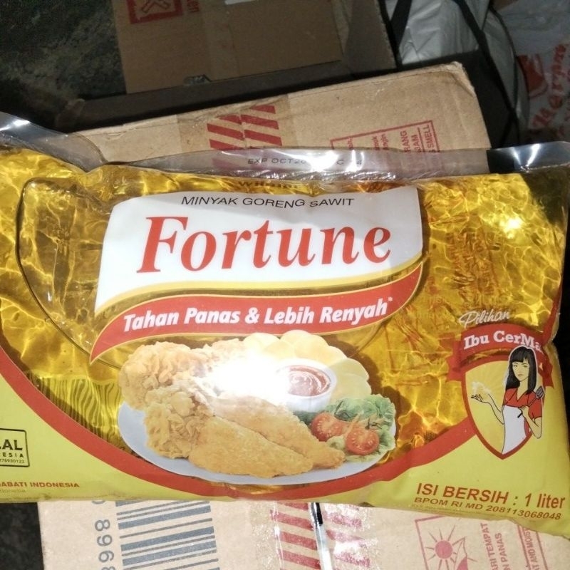 

Fortune Minyak Goreng Sawit Isi Bersih 1 liter