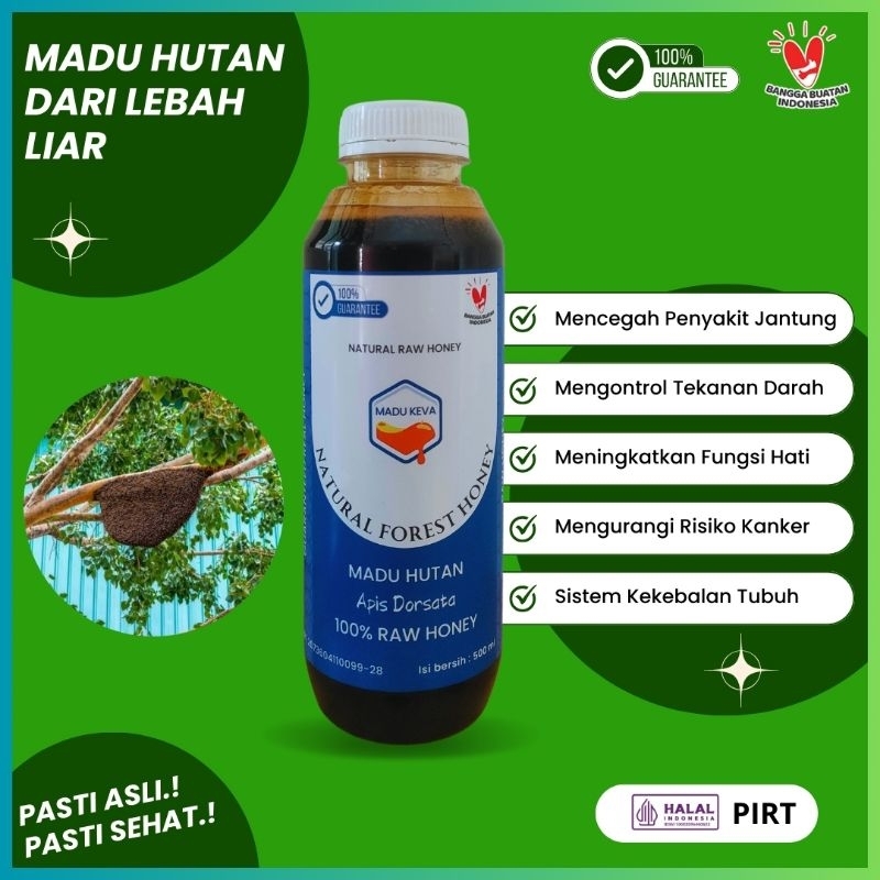 

Madu Hutan Super Original (Madu Murni Asli 100%) dari Lebah Liar - Madu Keva