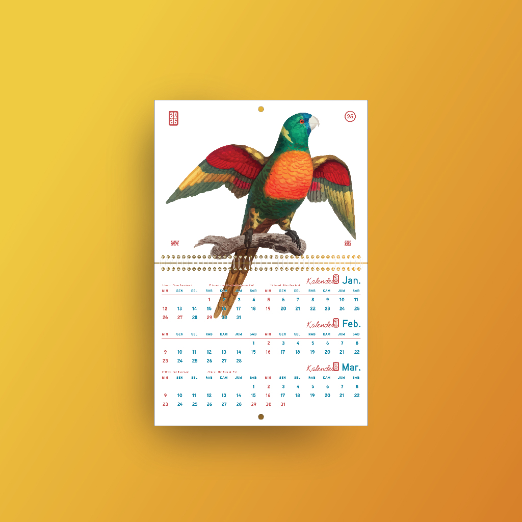 

Kalender Dinding 2025 Burung