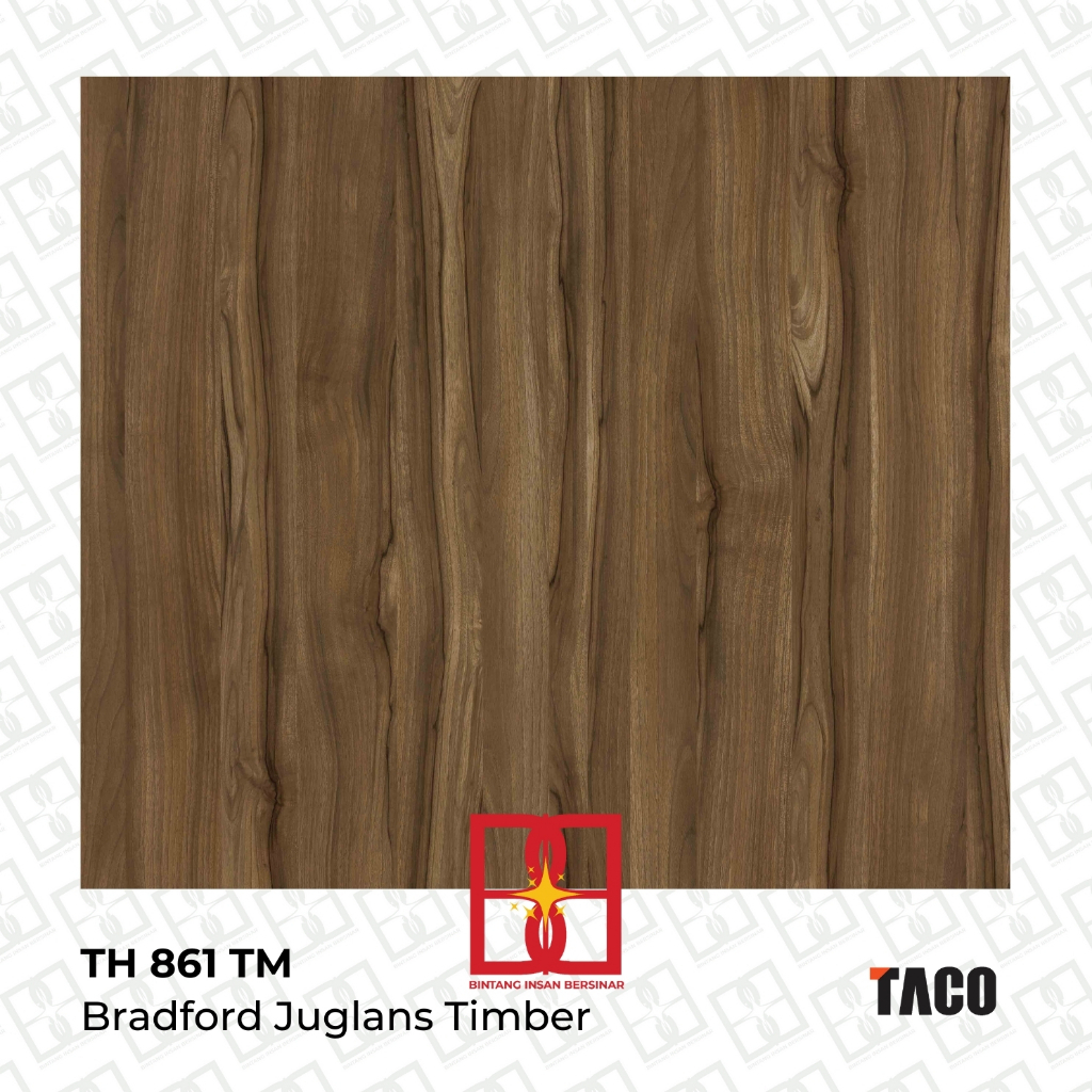 TACO HPL TH 861 TM (Bradford Juglans Timber)
