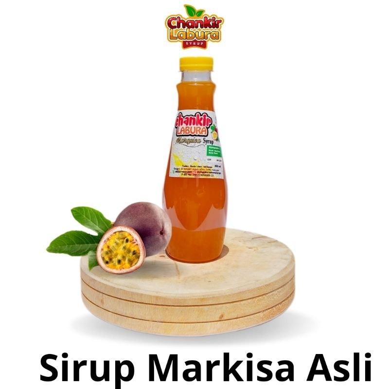 

Sirup Markisa Asli Medan Asli tanpa bahan Pengawet & Pemanis buatan dari Chankir Labura isi 350 ml