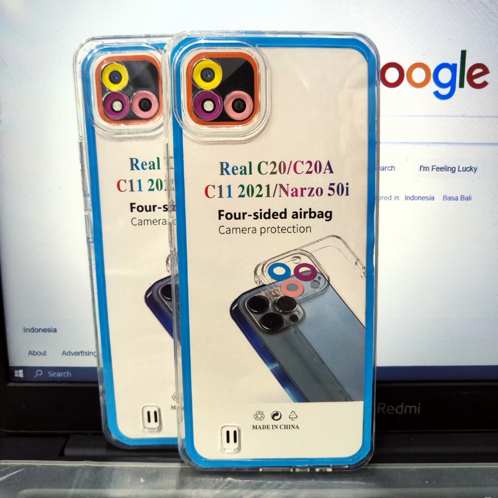 Softcase Airbag Realme C11, Realme C20, Realme C11 2021 silikon tebal bening protection