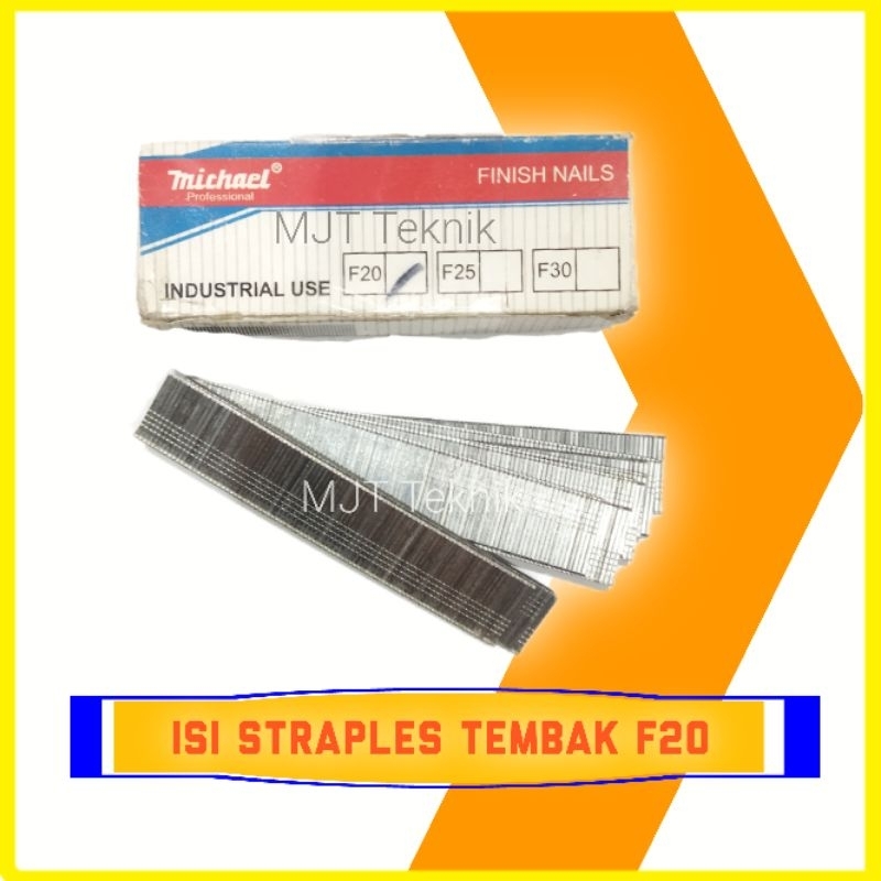 

Isi Straples Tembak F20 Tipe Lurus Asli Original