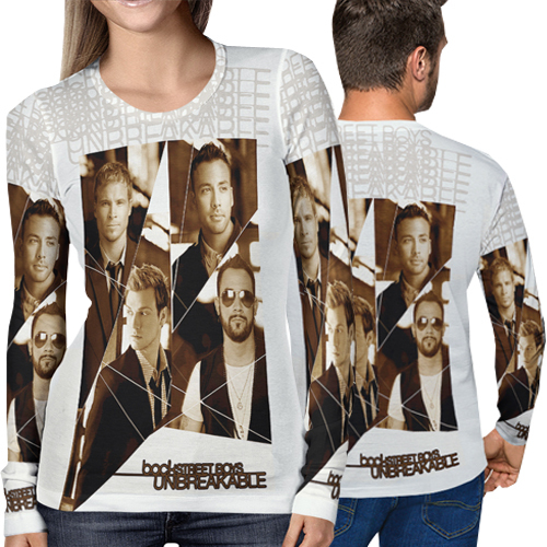 New Longsleeve T-SHIRT Vintage Backstreet Boys Tshirt Fullprint Bahan Polyester Jersey | Size S M L 