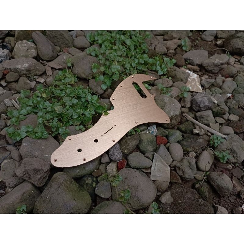 Pickguard Gitar Fender Squier Thinline Anodized