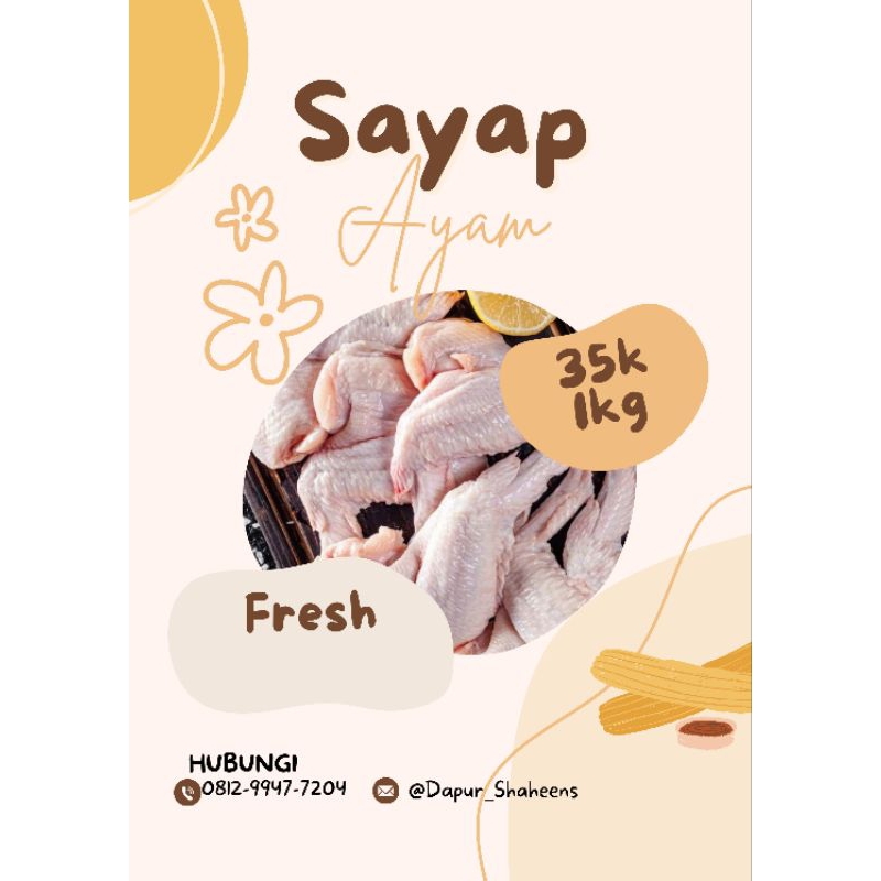 

sayap Ayam fresh 1kg