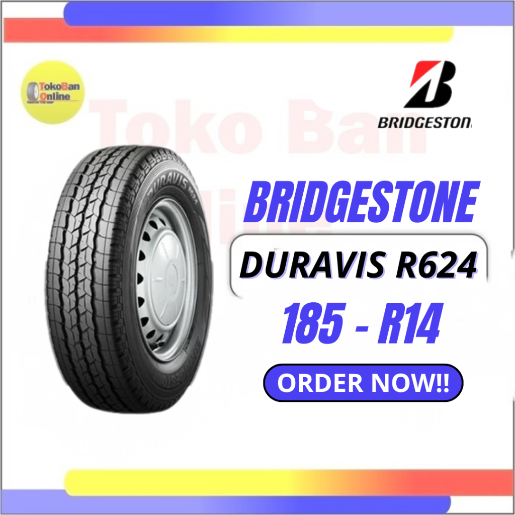 Ban BRIDGESTONE 185R14 8PR DURAVIS R624 L300