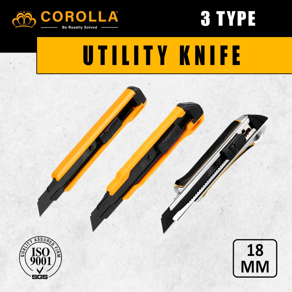 

Corolla Cutter Pisau / Cutter Stainless Cuter Pisau Cutter Stanless Multifungsi Tahan Karat