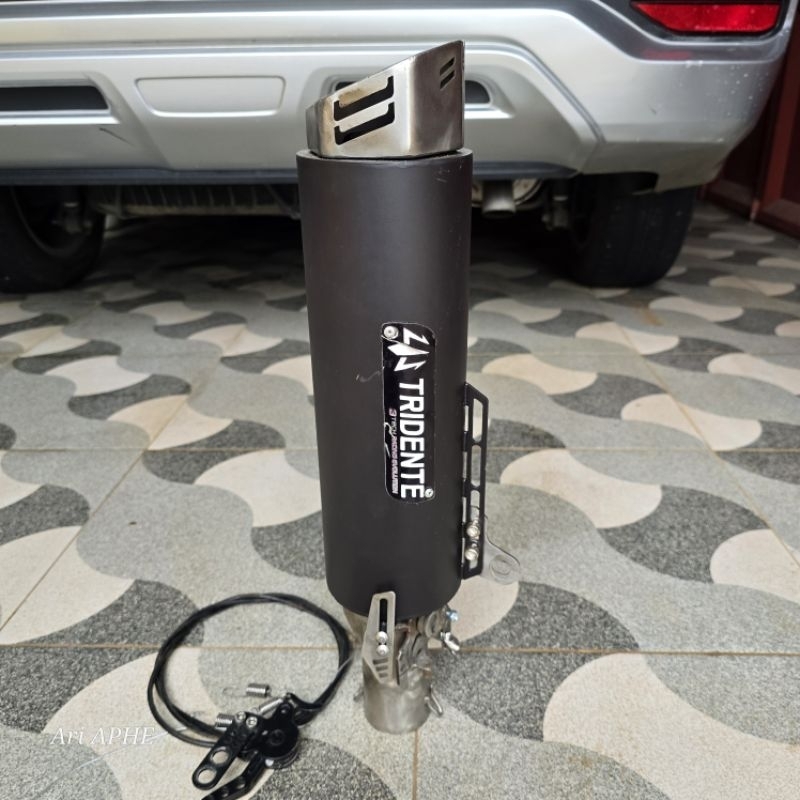 slincer silincer knalpot TRIDENTE F19 NEXT GEN original 3tech