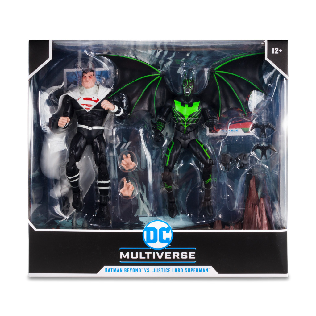 McFARLANE DC MULTIVERSE 2 PACK BATMAN BEYOND JUSTICE VS LORD SUPERMAN MISB ORIGINAL