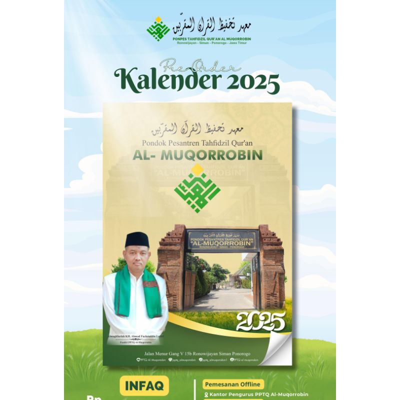 

Kalender 2025 PPTQ AL-MUQORROBIN (Ronowijayan, Siman, Ponorogo)