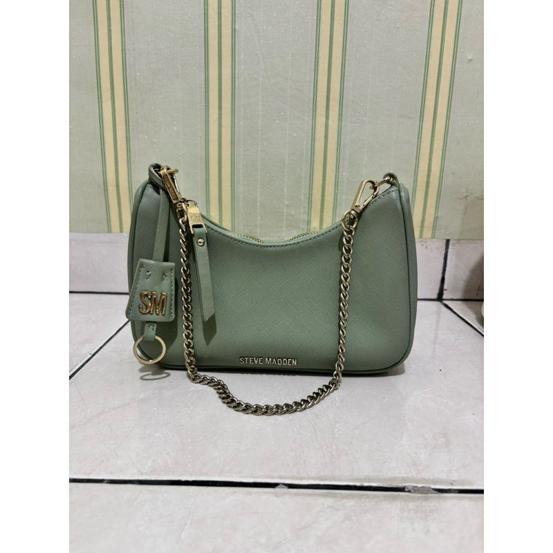 Preloved St*v* Madden Bvital Crossbody Bag - Sage Green