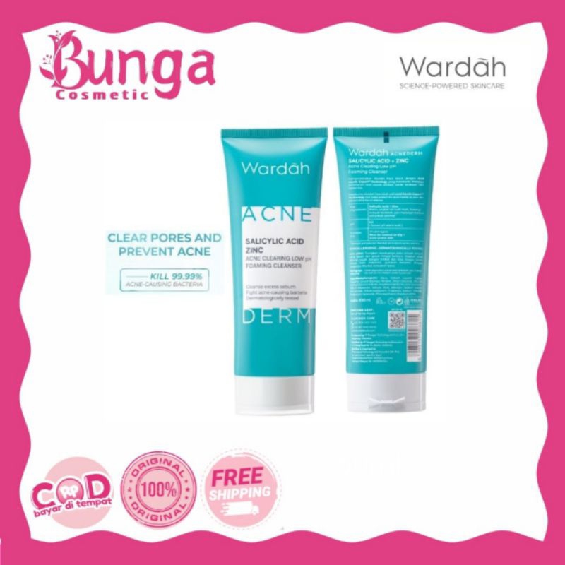 Wardah Acnederm Pure Foaming Cleanser
