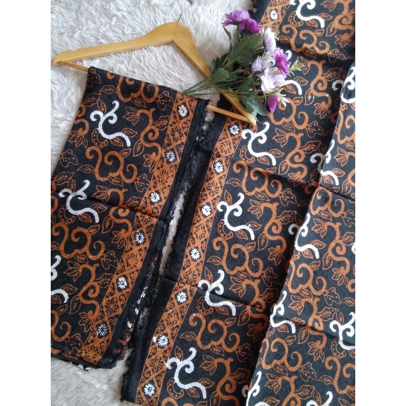 KAIN BATIK VISCOSE SOGANAN KLASIK CAP TERMURAH KHAS CIREBON TRUSMI