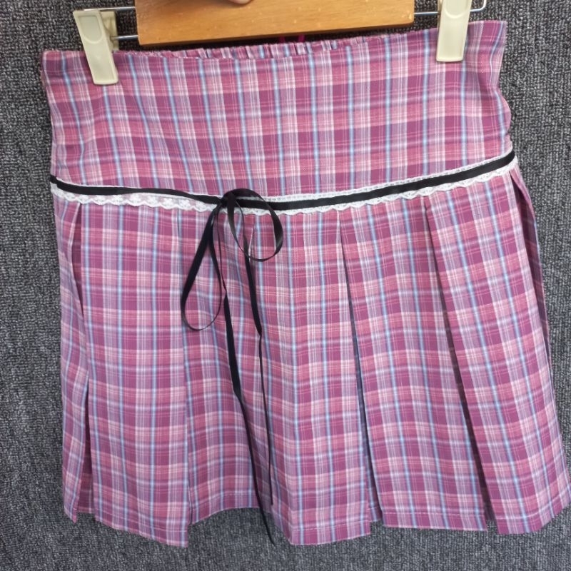 Mini Skirt Rok Pendek Cewek Remaja ABG Kotak2 Original Bangkok