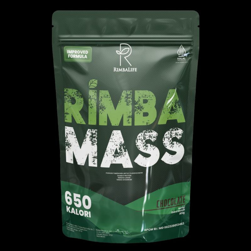 Rimbalife Rimba Mass Susu Protein Chocolate 900g