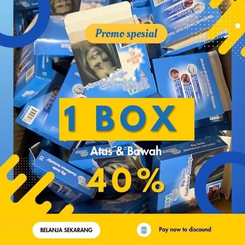 bok kosong Snap ON Smile atas bawah